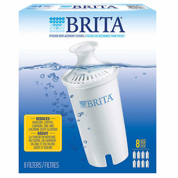 Brita Replacement Filter, 8-pack