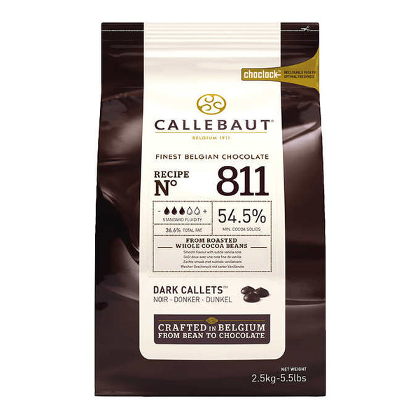 Callebaut Dark Callets 54.5% Chocolate 2.5 kg ADEA COFFEE