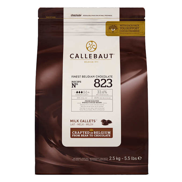Callebaut Milk Callets 33.6% Chocolate 2.5 kg ADEA COFFEE