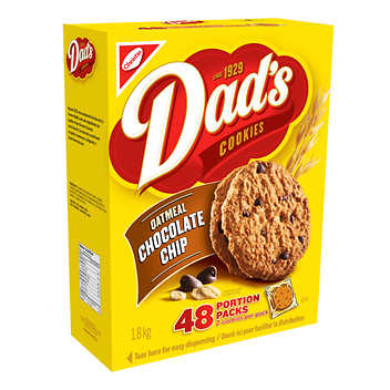 Dad’s Oatmeal Chocolate Chips Cookies 48 packs of 2