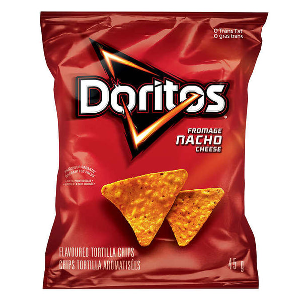Doritos Nacho Cheese Chips 48 × 45 g
