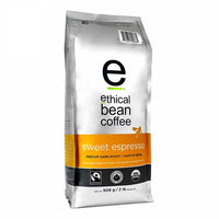 Ethical Bean Coffee Sweet Espresso Medium Dark Roast Whole Bean Coffee
