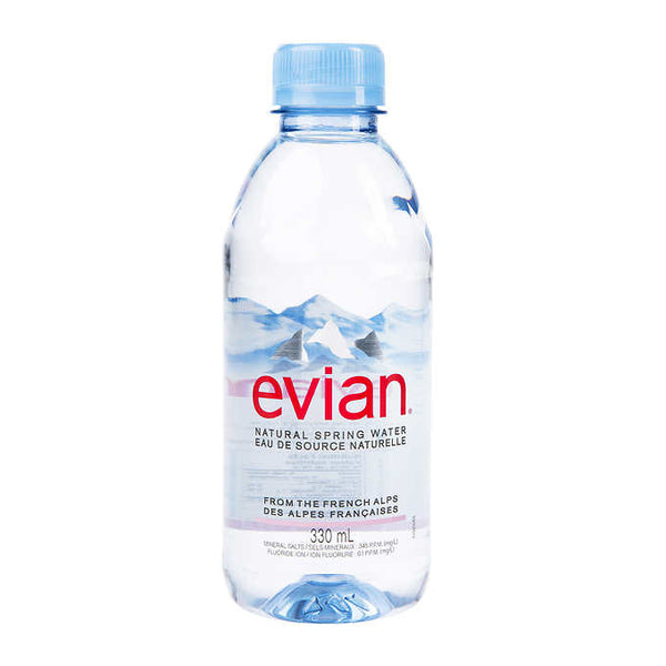 Evian Natural Spring Water 330 mL