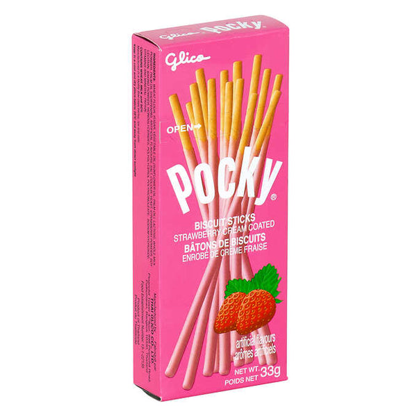 Glico Pocky Strawberry 10 × 33 g