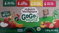 GoGo Squeez Fruit Sauce Variety Pack 24 × 90 g