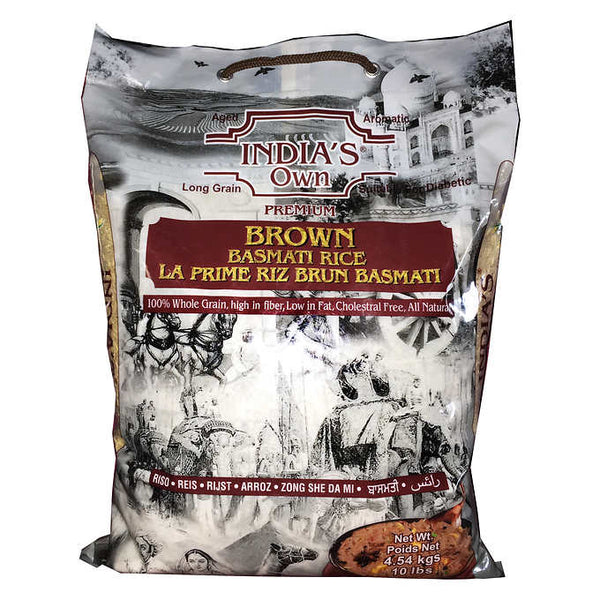 India’s Own Premium Brown Basmati Rice 4.54 kg