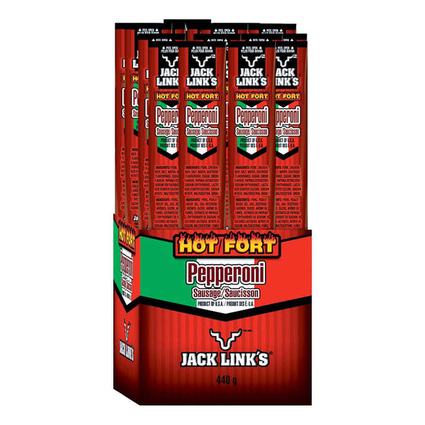 Jack Link’s Hot Pepperoni Sticks 20 × 22 g