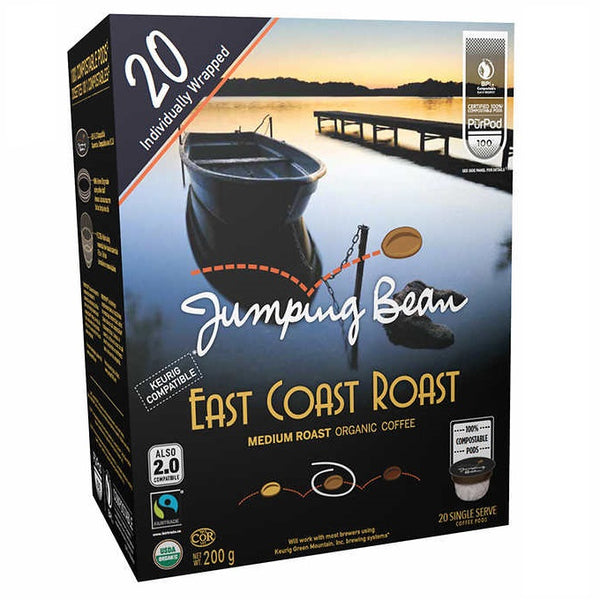 Jumping Bean East Coast Roast Coffee 40 Pods