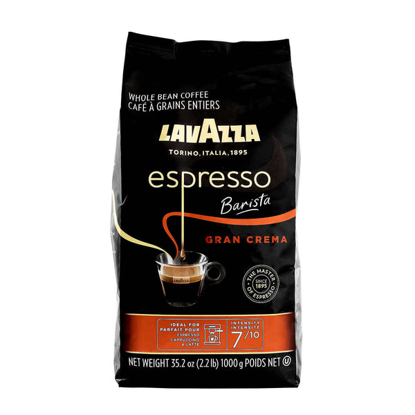 Lavazza Gran Crema Espresso Barista Whole Bean Coffee 1 kg
