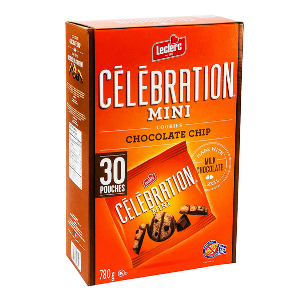 Leclerc Celebration Mini Chocolate Chip Cookies Pack of 30