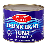 Pantry Shelf Chunk Light Tuna in Water 1.88 kg