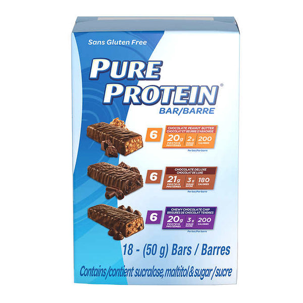 Pure Protein Bars Variety Pack 18 × 50 g adea coffee