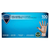 Sani Guard Medium Vinyl Gloves pack of 100