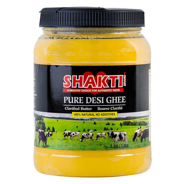 Shakti Brand Pure Desi Ghee Clarified Butter 1.6 kg