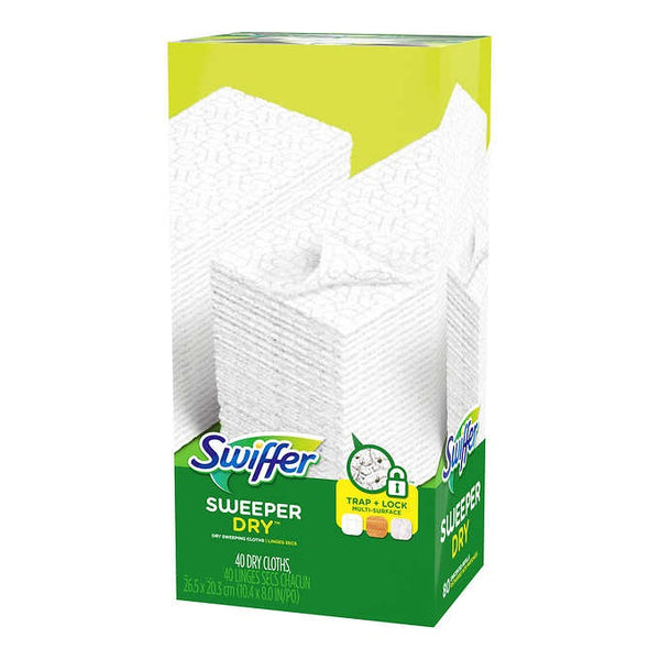 Swiffer Sweeper Dry Sweeping Cloths Pack of 40