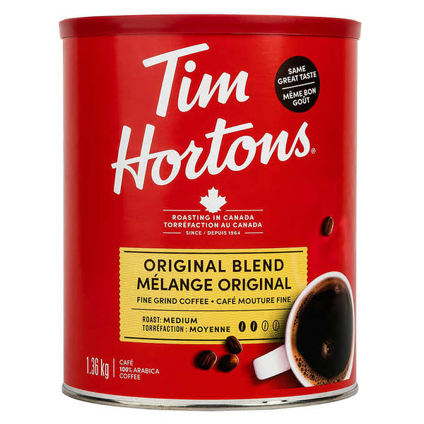 Tim Hortons Original Blend Fine Grind Coffee 1.36 kg