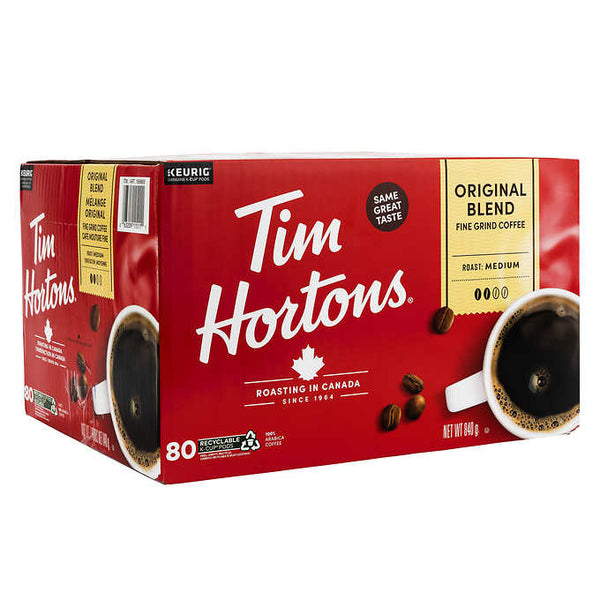 Tim Hortons Single-serve K-Cup Pods Pack of 80