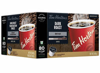 Tim Hortons Single Serve Coffee Dark Roast, 80 K-Cup Pods