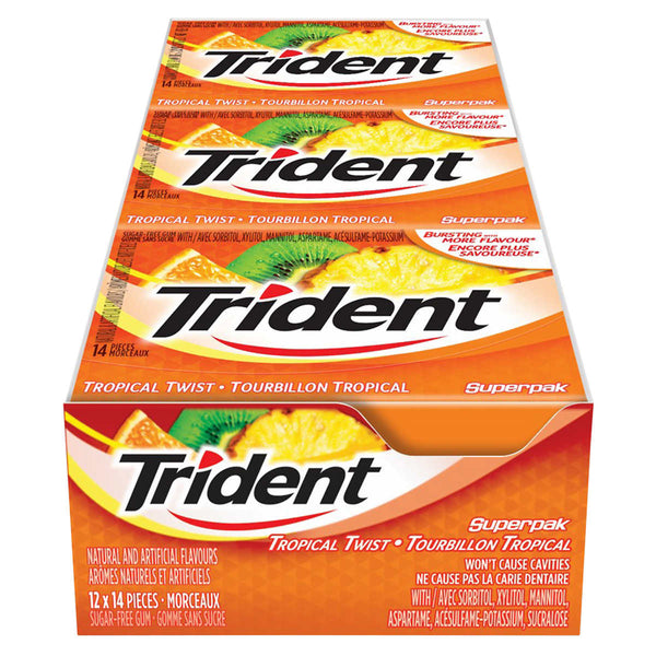 Trident Tropical Twist 12-pack