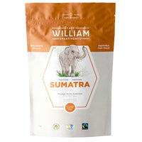 William Spartivento Sumatra Medium-Dark Roast Fair Trade and Organic Whole Bean Coffee 1 kg (2.2 lb.)