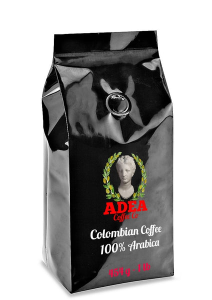 Adea Colombian Medium Roast Whole Bean Coffee 454 g (1 lb)