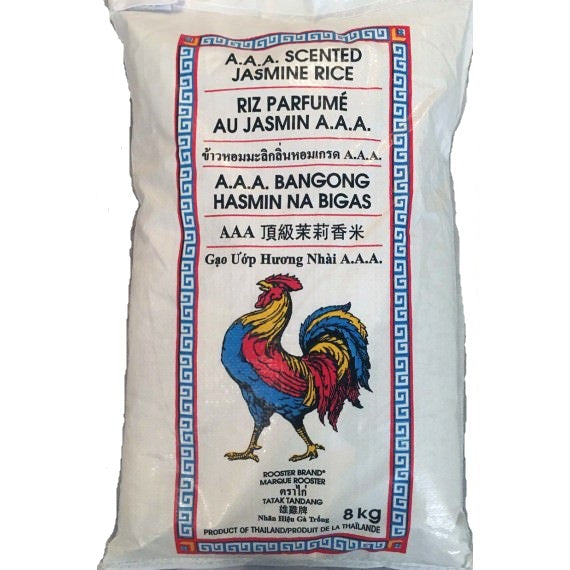 Rooster A.A.A. Scented Jasmine Rice 8 kg
